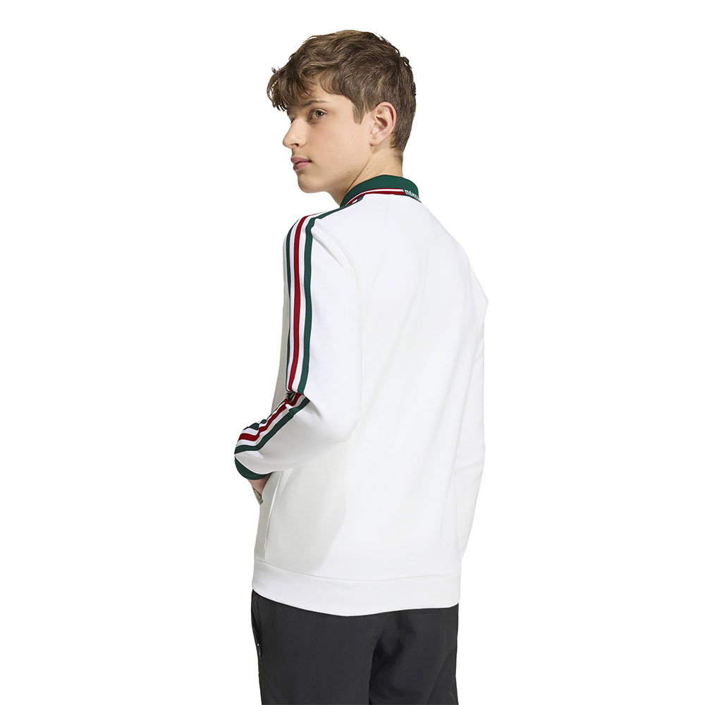Chamarra Adidas Anthem Selecci&oacute;n Nacional de M&eacute;xico Visitante 2026 Ni&ntilde;os image number null