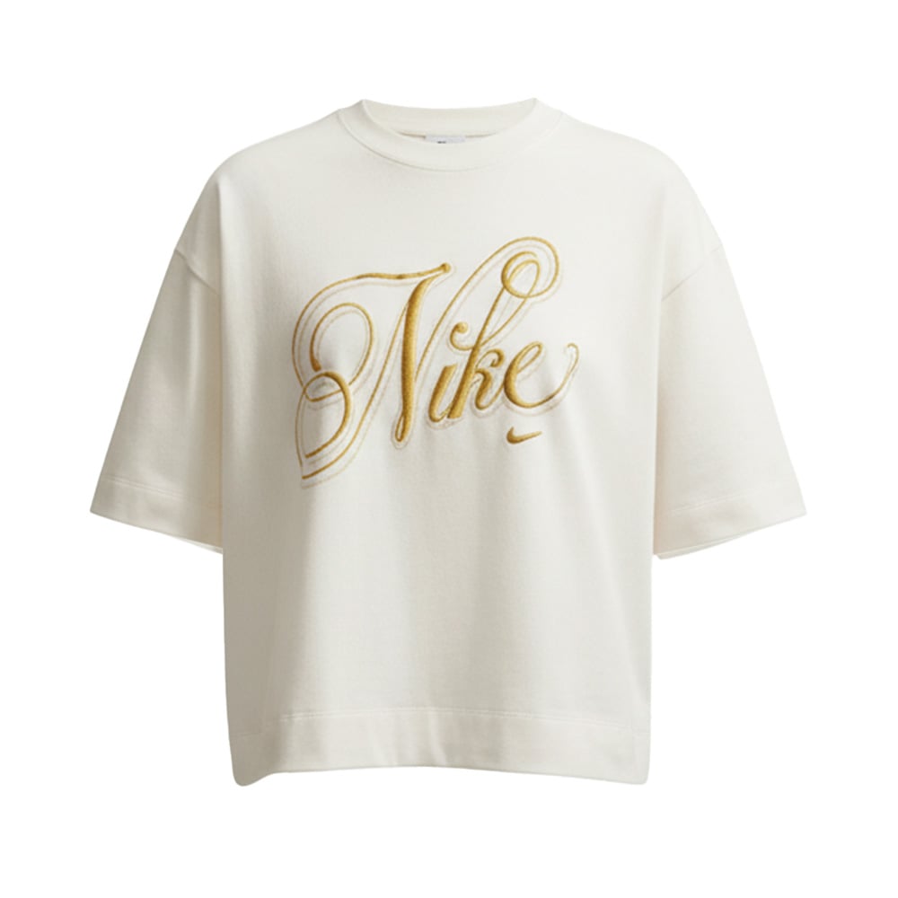 Nike W Nsw Ss Tee Boxy Script image number null