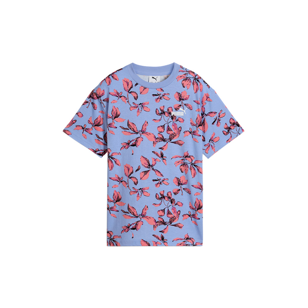 Puma Ess Nature 2 0 Relaxed Aop Tee G MULTICOLOR 