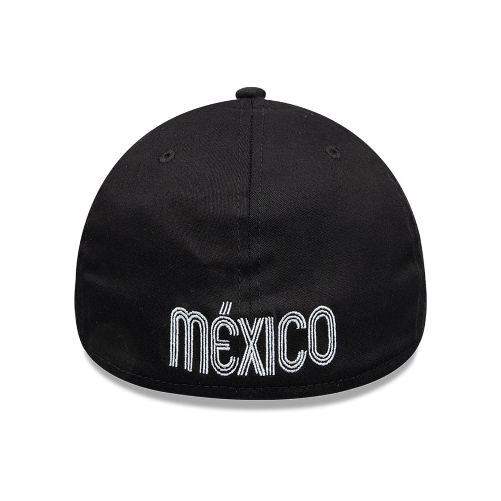 Gorra New Era 39THIRTY M&eacute;xico Soccer Championship Solid Negro 