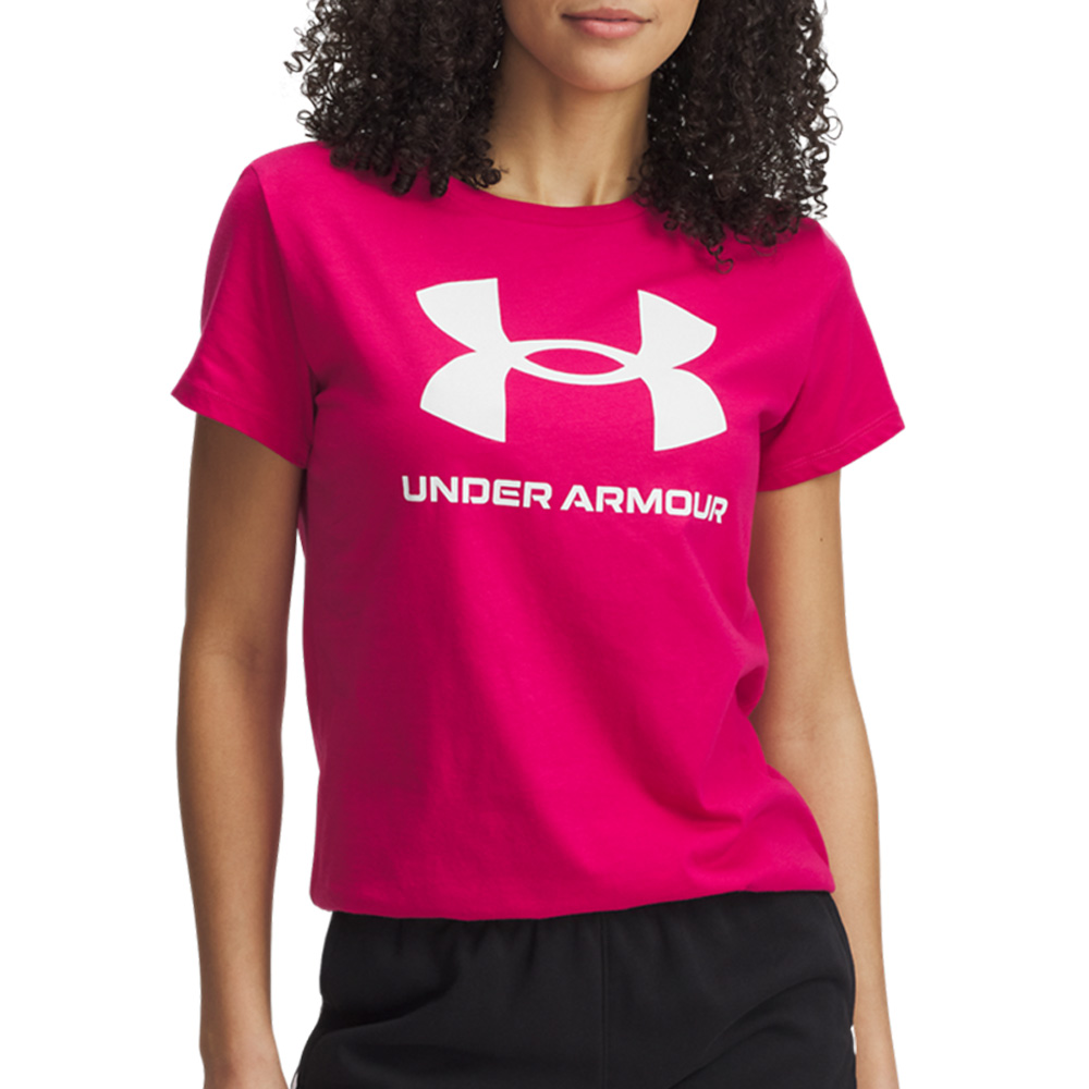 Under Armour Ua Logo Ss Pnk image number null