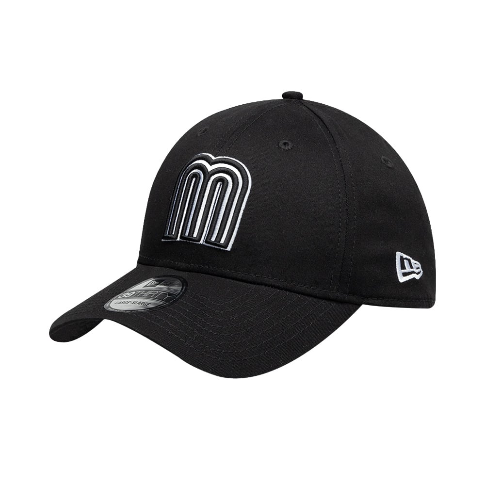 Gorra New Era 39THIRTY M&eacute;xico Soccer Championship Solid Negro 