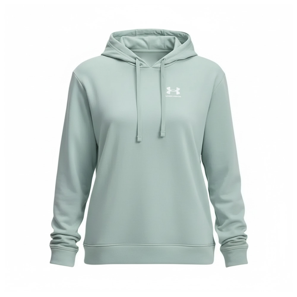 Under Armour Ua Rival Terry Hoodie Grn image number null