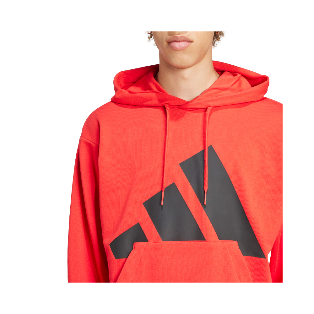 Adidas Buzo Con Capucha Essentials Logo Grande Felpa Francesa image number null