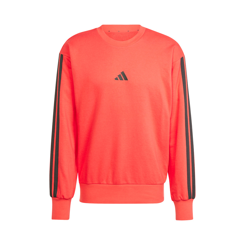 Adidas Sudadera Essentials 3 Franjas Felpa Francesa image number null
