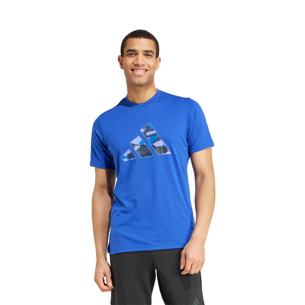 Adidas Playera Train Essentials Camo Graphic Logo image number null