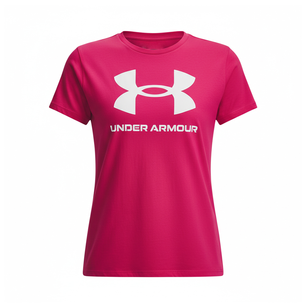 Under Armour Ua Logo Ss Pnk image number null