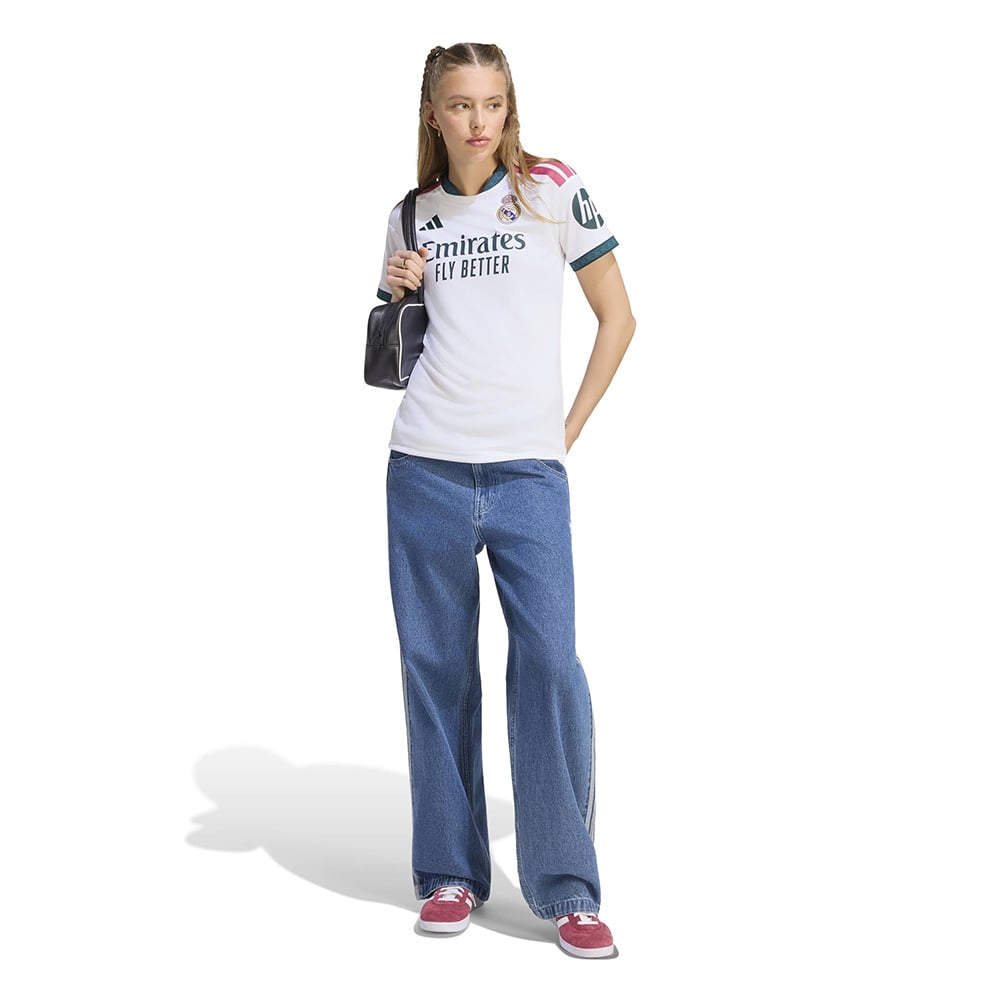 Jersey de F&uacute;tbol Adidas Real Madrid Local 26/27 Mujer Blanco 