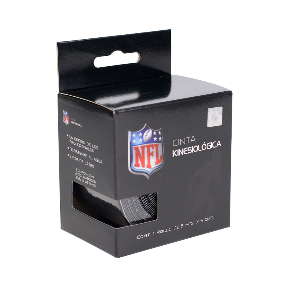 Nfl Cinta Kinesiologica Nfl Negra image number null