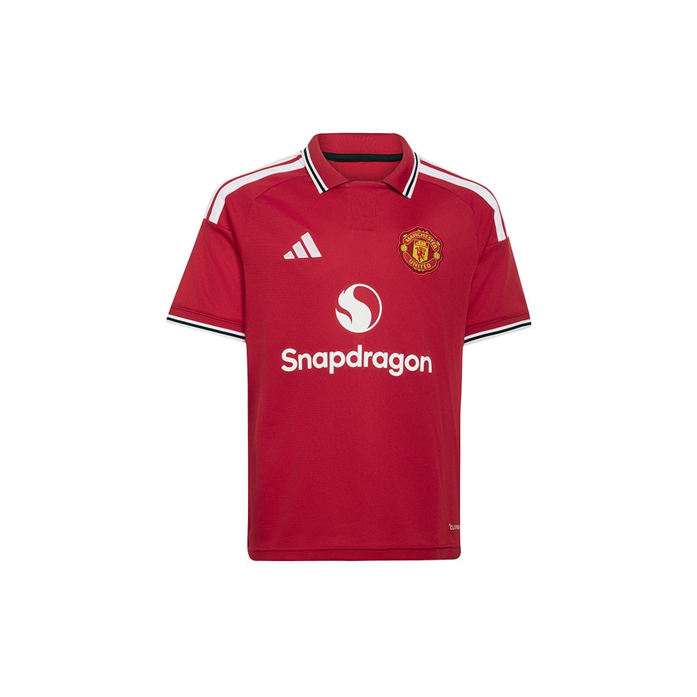 Jersey de F&uacute;tbol Adidas Manchester United Local 26/27 Ni&ntilde;os Rojo 
