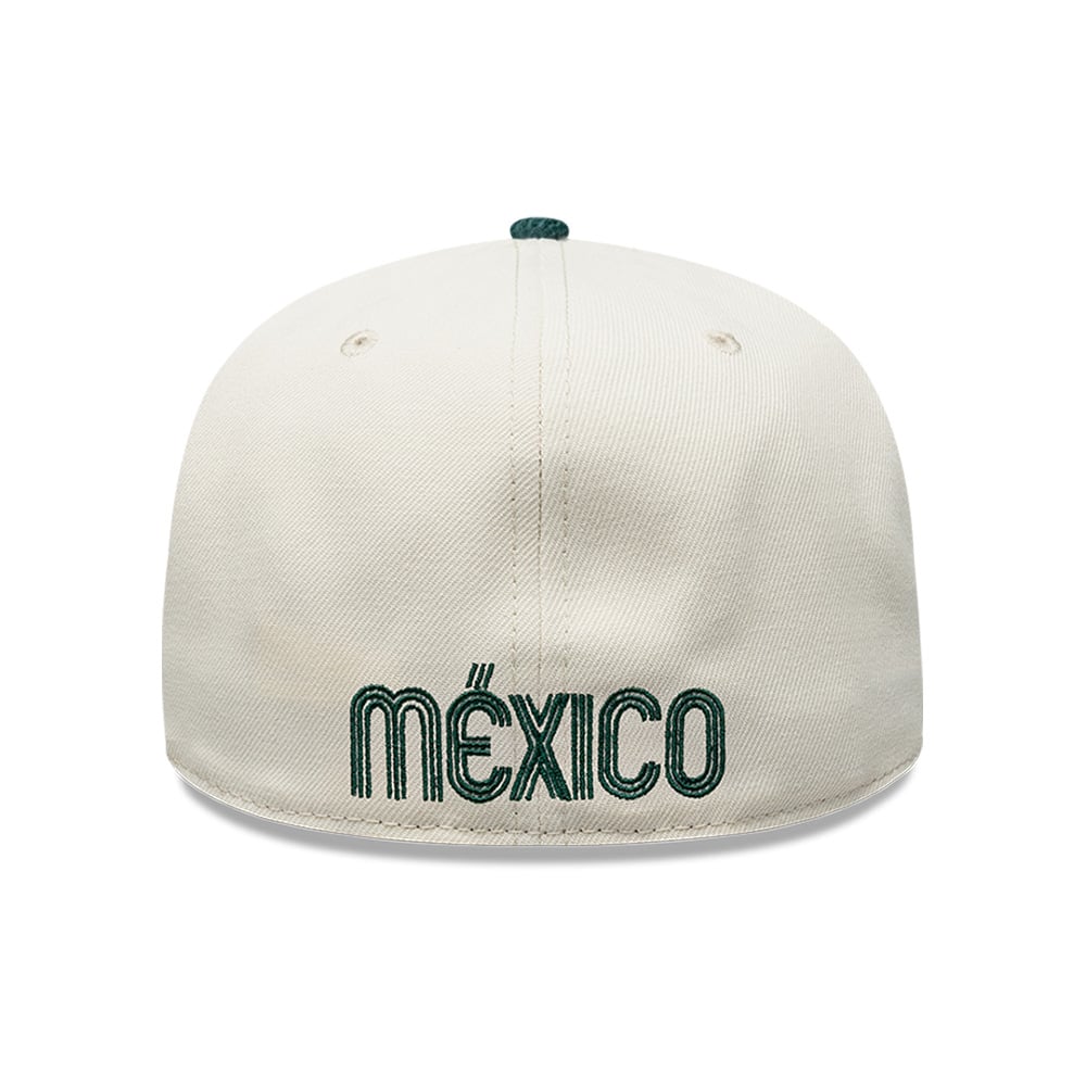 Gorra New Era 59FIFTY M&eacute;xico Soccer Championship Cord Visor Blanco 