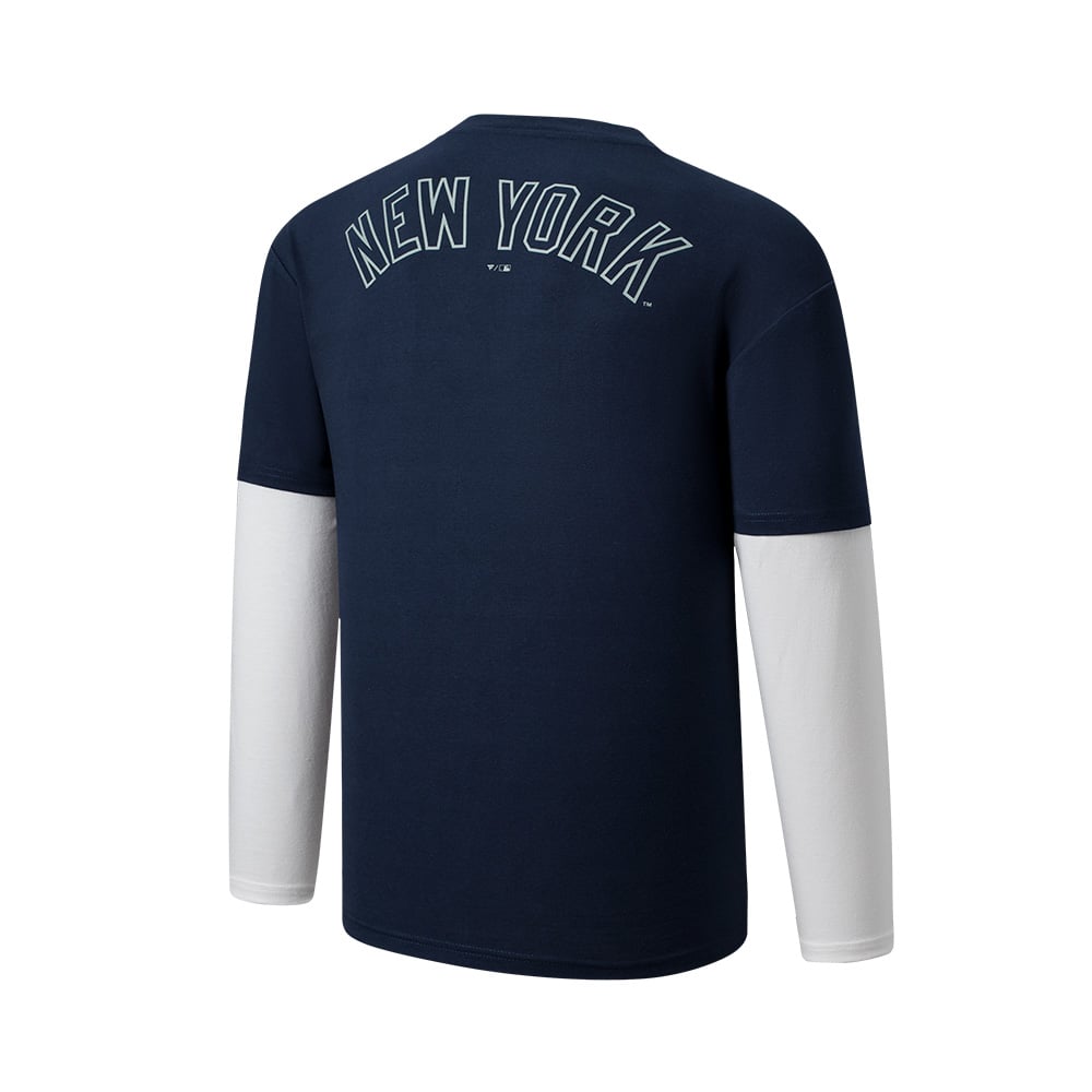 Fexpro Mlb Double Sleeve Drop Shoulder Fit Tshirt image number null