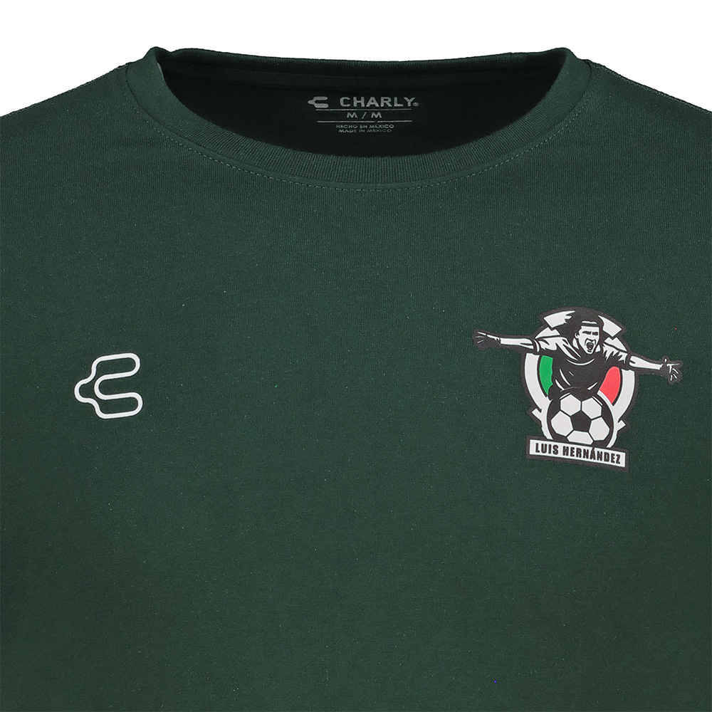 Charly Leyendas Luis Hernandez Playera H MULTICOLOR 