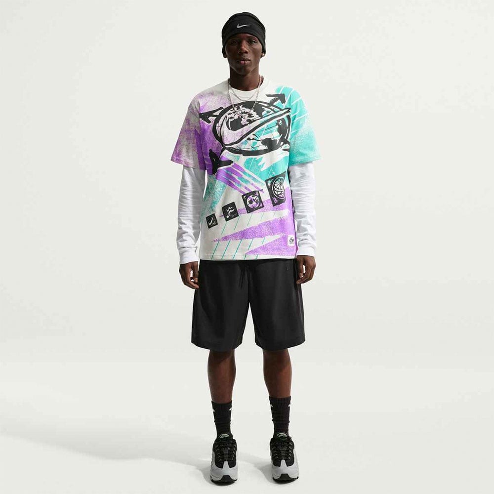 Nike M Nsw Tee Lse Post Stamp MULTICOLOR 