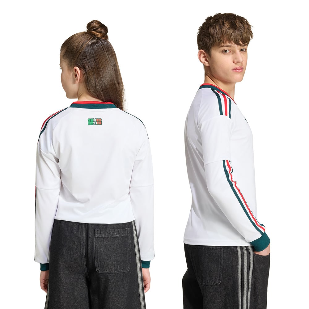 Jersey Adidas Selecci&oacute;n Nacional de M&eacute;xico 2026 Visitante Manga Larga Ni&ntilde;os image number null