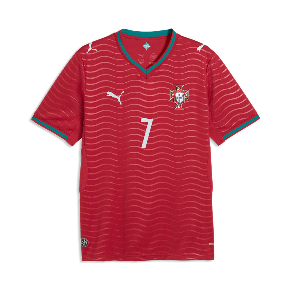 Jersey de F&uacute;tbol Puma Portugal Ronaldo 7 Local 2026 Replica Hombre image number null