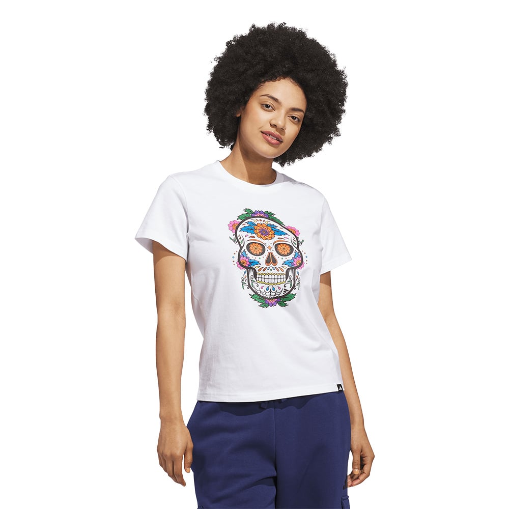 Adidas W Sugar Skull T Dotd MULTICOLOR 