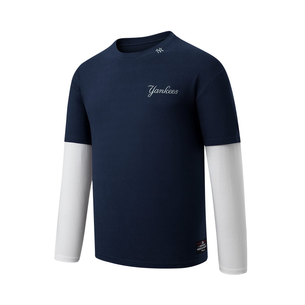 Fexpro Mlb Double Sleeve Drop Shoulder Fit Tshirt image number null