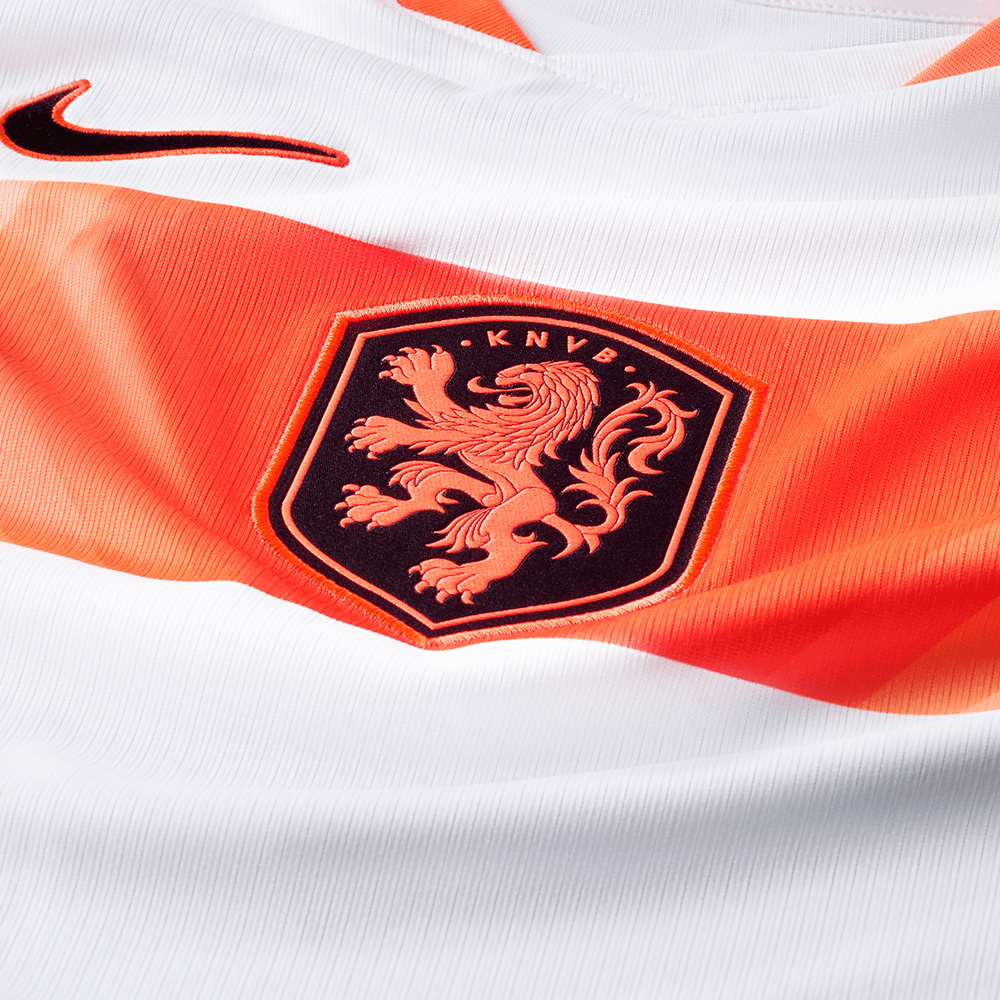 Jersey de F&uacute;tbol Nike Paises Bajos Visitante Dri-FIT R&eacute;plica 2026 Blanco 