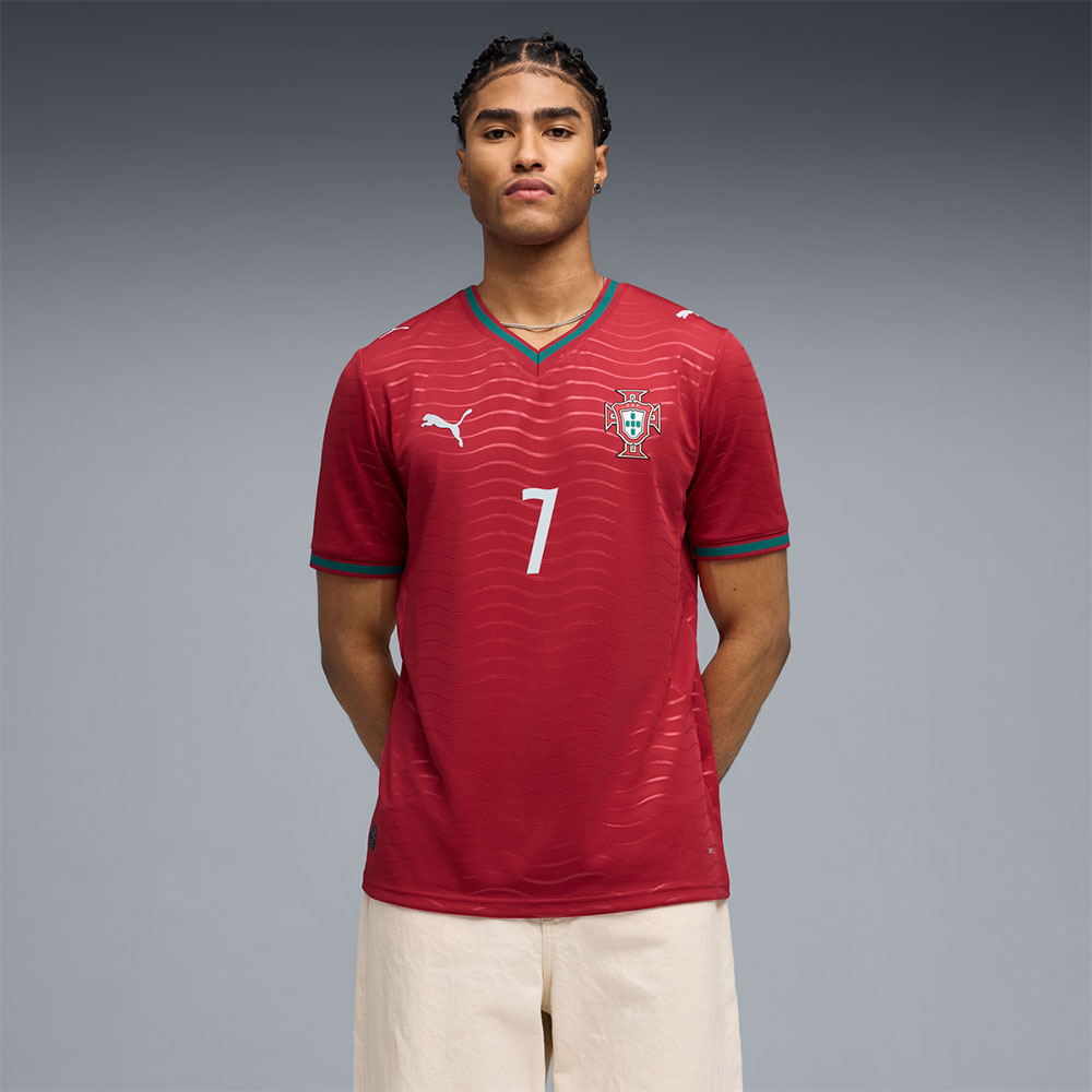 Jersey de F&uacute;tbol Puma Portugal Ronaldo 7 Local 2026 Replica Hombre image number null