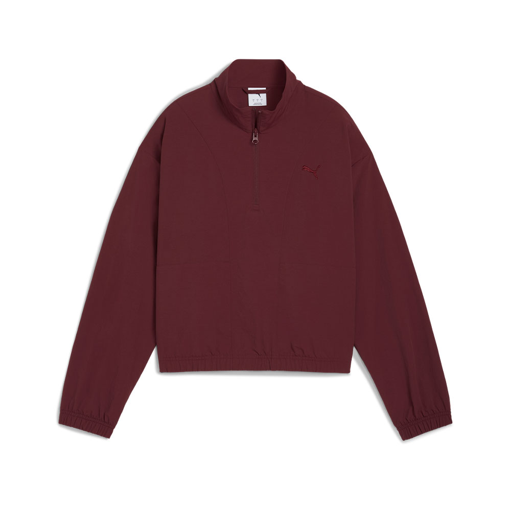 Puma Her Relaxed Woven Half Zip Crew MULTICOLOR 