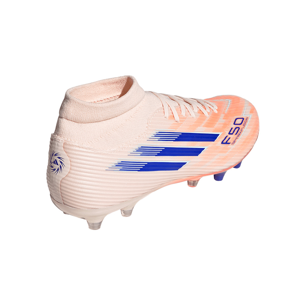 Calzado de Fútbol F50 Sparkfusion League para terreno firme/césped artificial Naranja 